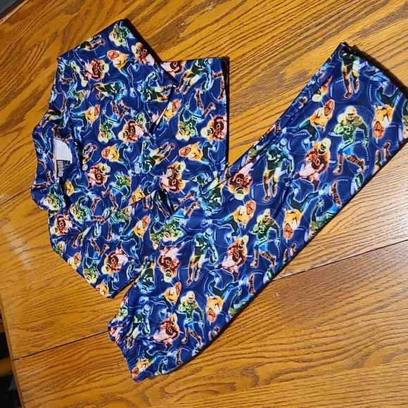NWT Football pajama set - Picture 2 of 8